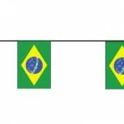 Papieren vlaggenlijn Brazilie