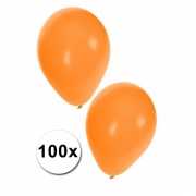 Oranje holland ballonnen, 100 st