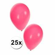 25x roze party ballonnen