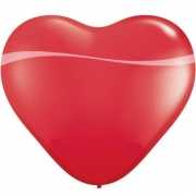 Super grote rode hartjes ballon