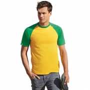 Baseball t shirt Brazilie voor mannen