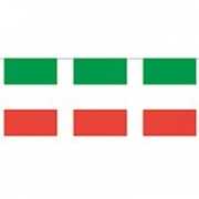 Papieren vlaggenlijn Italie