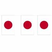 Papieren vlaggenlijn Japan