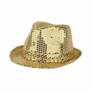 Gouden hoed met pailletten