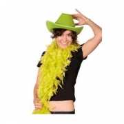 Groene cowboy party hoed