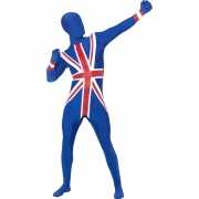 Second skin suit Engelse vlag print