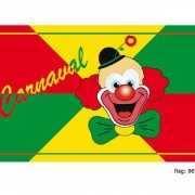 Vlag met carnavals clown