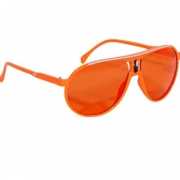 Hippe supportersbril oranje