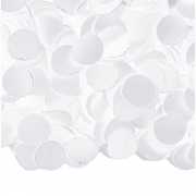 Confetti zak van 1 kilo wit