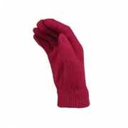 Gebreide handschoenen in fuchsia roze