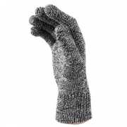 Winter handschoenen zwart met wit