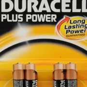 Duracell batterijen AAA 4 pak
