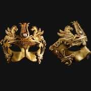Luxueus gouden barok oogmasker