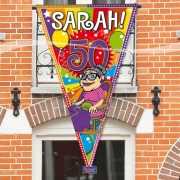 Grote Sarah 50 jaar vlag