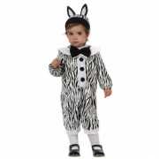 Zebra kostuum voor een baby