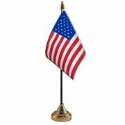 Amerikaans vlaggetje met standaard