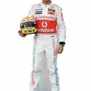 Autocoureur Lewis Hamilton decoratie bord