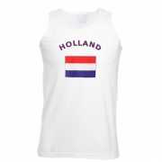 Mouwloos t shirt met Nederlandse vlag