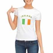 Ierse vlag t shirt voor dames