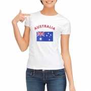 Australische vlag t shirt voor dames