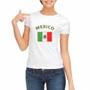 Mexicaanse vlag t shirt voor dames
