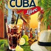 Tinnen plaatje Cuba Libre 15 x 20 cm