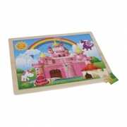 Houten puzzel Roze Paradijs 48 stukjes