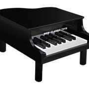 Zwarte piano voor kinderen van hout