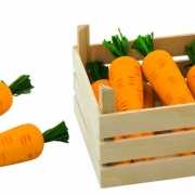 Speelgoed wortelen in kist