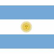 Stickertjes van vlag van Argentinie