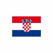 Stickertjes van vlag van Kroatie