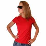 Kleding Dames t shirt Bella rood