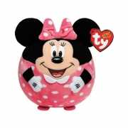 Pluche Minnie Mouse knuffel bal 12 cm