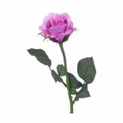 Kunst roos paars 58 cm