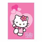 Hello Kitty speelkleden hartjes 95 x 133 cm