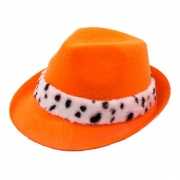 Koninklijke tribly hoed oranje