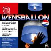 Wensballonnen rood wit blauw 39 x 58 x 106 cm