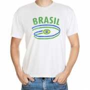 Brazilie t shirt met vlaggen print