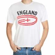 Engeland t shirt met vlaggen print