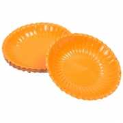 Oranje snack schaaltjes 16 cm
