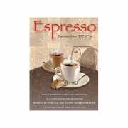 Metalen wand bordje Espresso