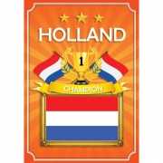 Deurposter Holland oranje
