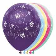 Helium leeftijd ballon 16 jaar