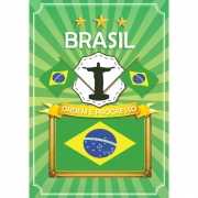 Deur poster thema Brazilie