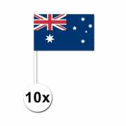 Zwaaivlaggetjes Australie 10 stuks