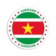 Ronde Suriname sticker