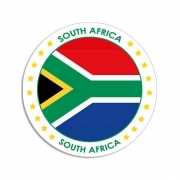Ronde Zuid Afrika sticker