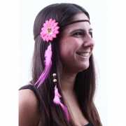 Hippie hoofdbandjes roze