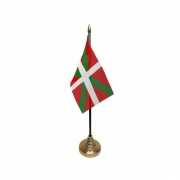 Baskenland vlaggetje met standaard