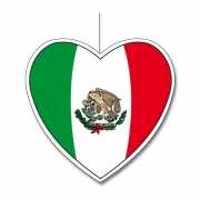 Mexicaans decoratie hart 30 cm